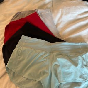 Lululemon speed up shorts bundle